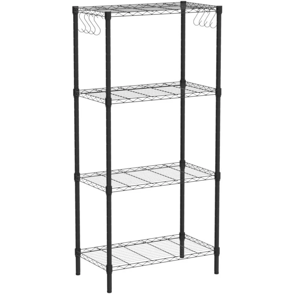 Shelving Unit with Shelf Liners,NSF Certified, Adjustable, Steel Organizer Wire Rack, for Kitchen and Garage