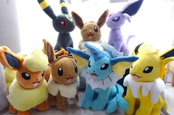 18-28cm Pokemon Plush Toy Glaceon Eevee Leafeon Espeon Umbreon Vaporeon Flareon Jolteon Anime Figure Peluche Toys