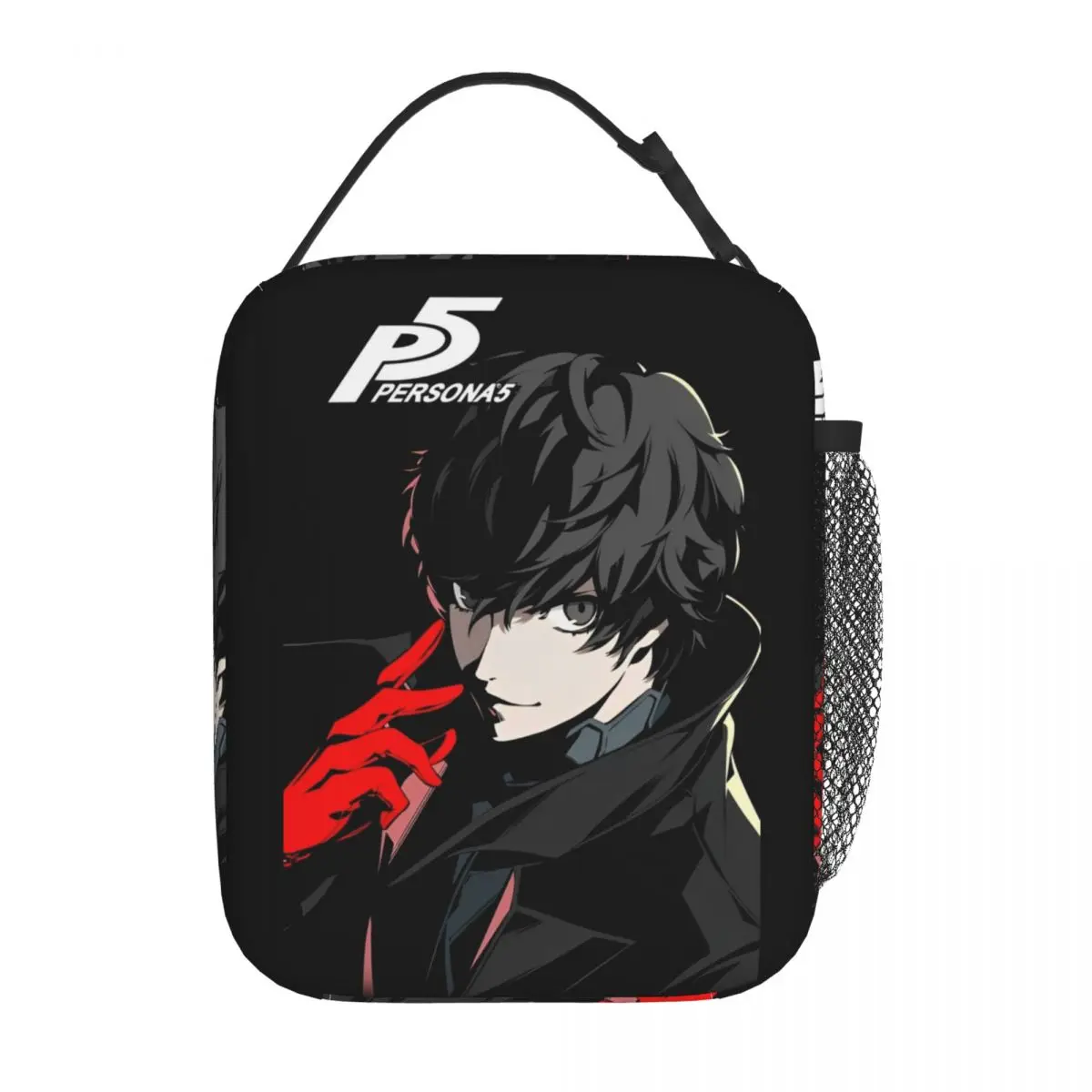 Personas Games Insulated Lunch Bags Cooler Bag  Lunch Container P5 Anime Portable Lunch Box Tote for Men Women Office Outdoor