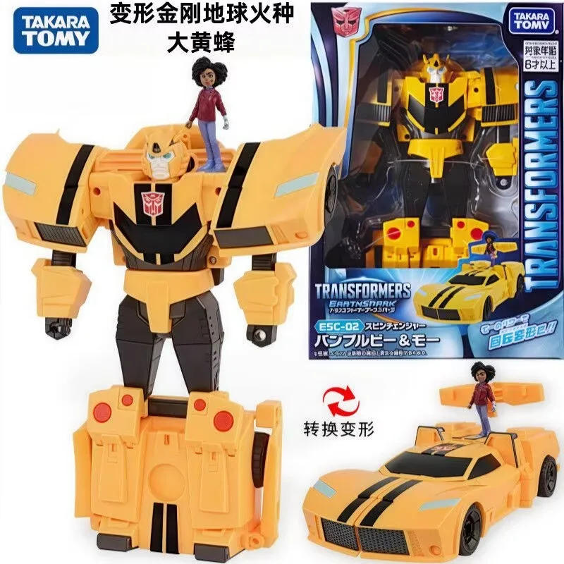 Takara Tomy ESC-01 ESC-02 Spatto Transformers Giocattoli Bumblebee Optimus Prime Action Figures Robot Transformers Figure Giocattoli