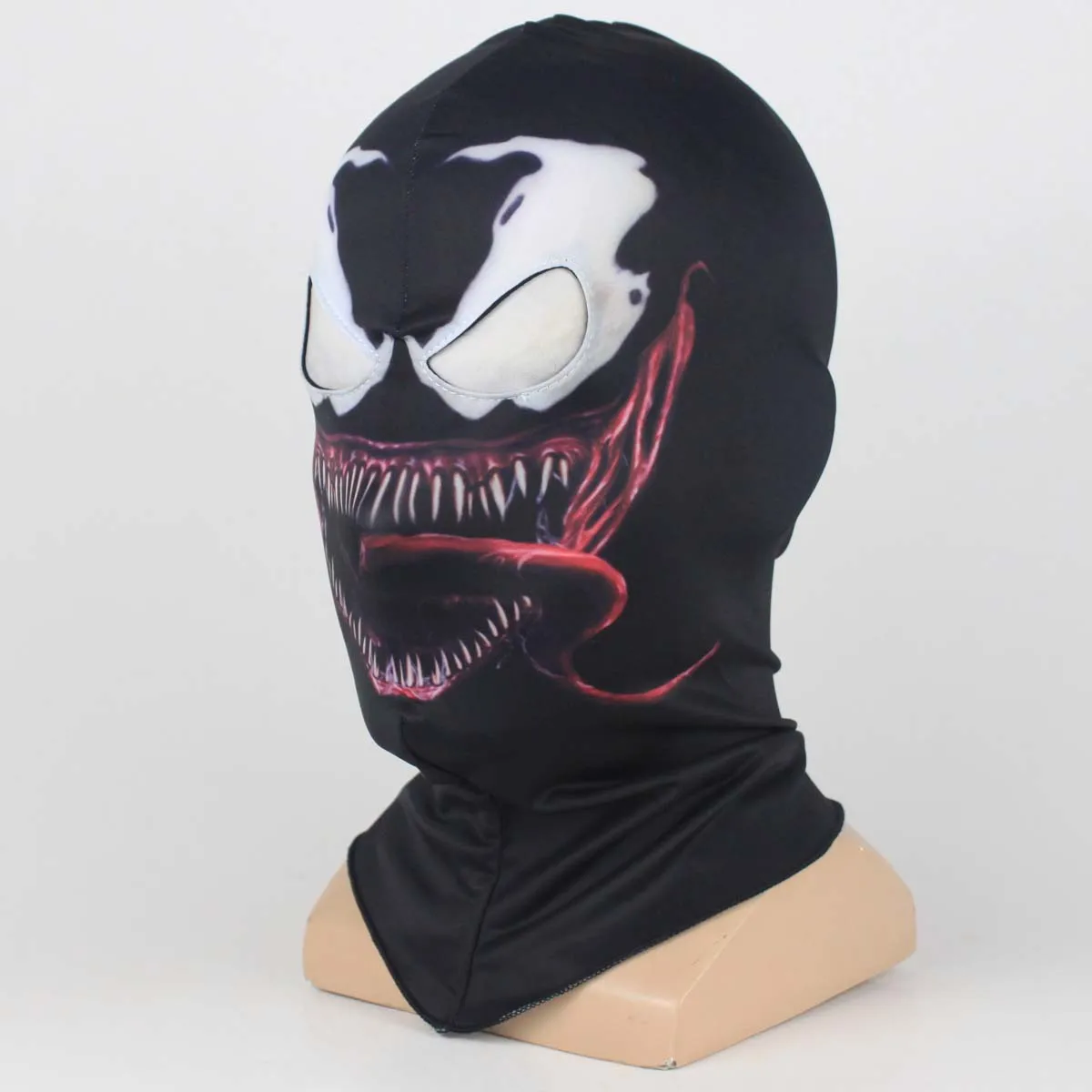 Venom Balaclava Mask Cosplay Outdoor Superhero Motorcycles Riding Skull Face Shield Halloween Party Dress Up Costume Props