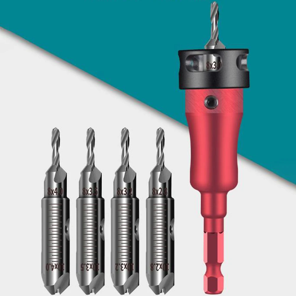 

Efficient Depth Limiting Drill Bits for Metal and Wood Easy Installation and Removal with Quick Connect Design
