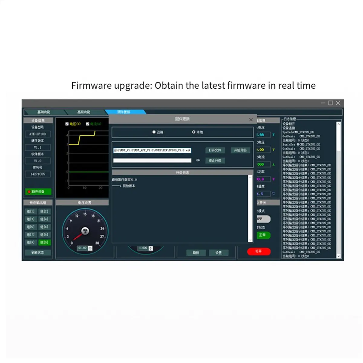 

A32M CNC Power Manager DP100 Standard Positive Dot Atom DC Regulated Adjustable 100W 30V 5A CNC Power Supply