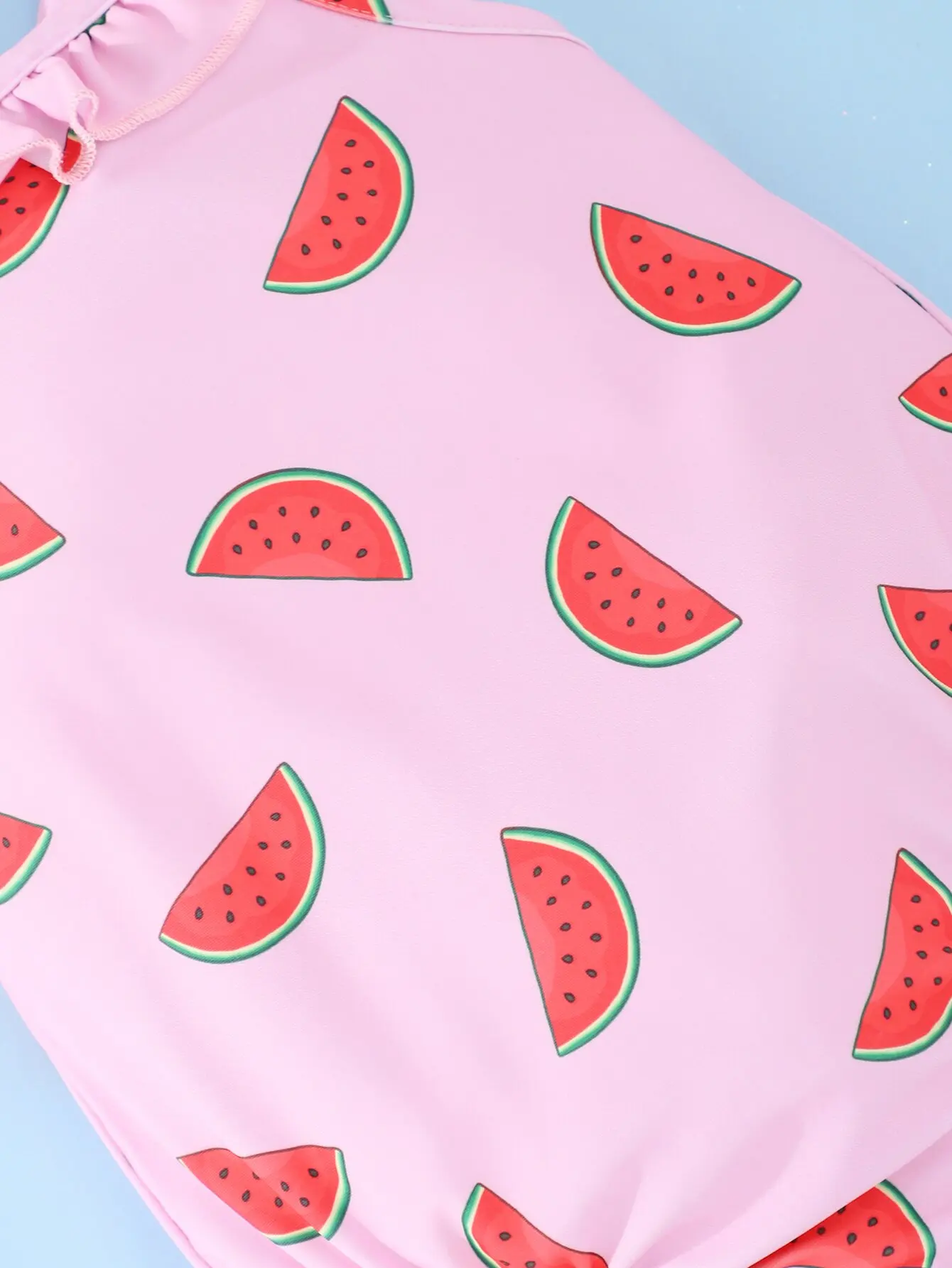 Summer Baby Girls Beach Swimming Holiday Leisure Comfort Cute Sweet Watermelon Print Halter costume intero a triangolo