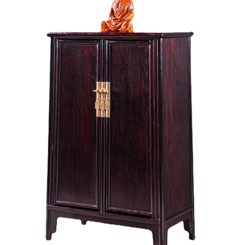 Xk Red Sandalwood round Corner Cabinet Wang Shixiang Ming-Style Rosewood Noodle Cabinet Dining Side Storage Chest of Drawers