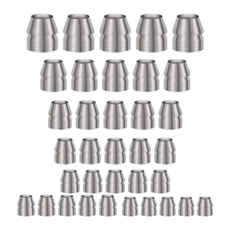 【Hot Selling】35 Pieces Safe Round Handle Wedges, Conical Mauls Handle Wedge Kit For Sledge Handle