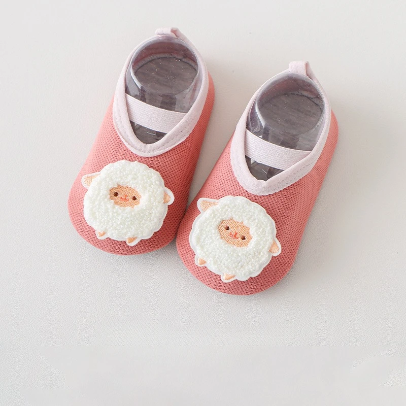 New Spring Summer Cute Cartoon Infant Baby Sock Shoes Children with Soft Soles Anti Slip Girl Boy Toddler Floor First Walkers