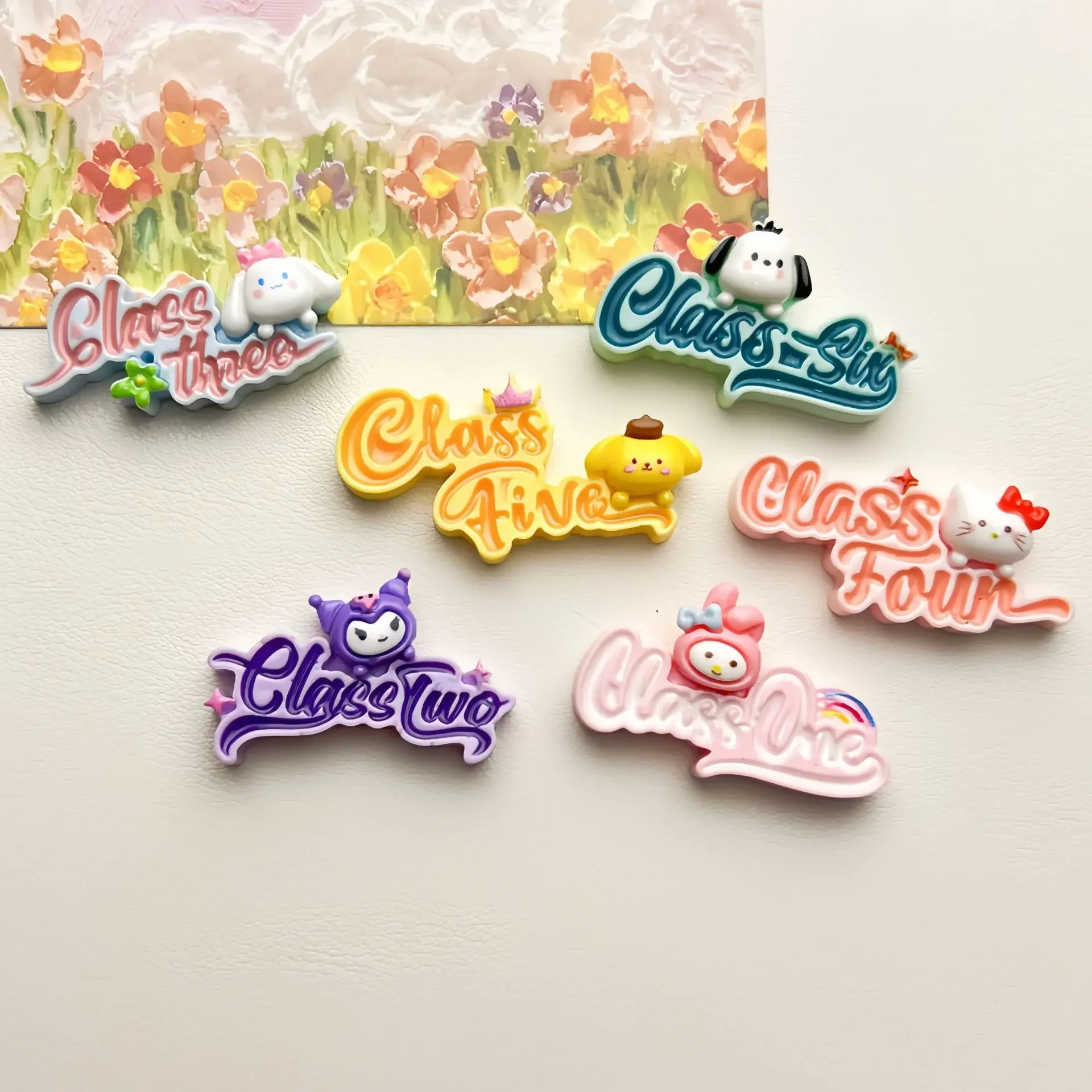 

Hot Selling Cute Cartoon Resin Accessories DIY Cream Glue Phone Case Hair Clip Refrigerator Sticker Accessories