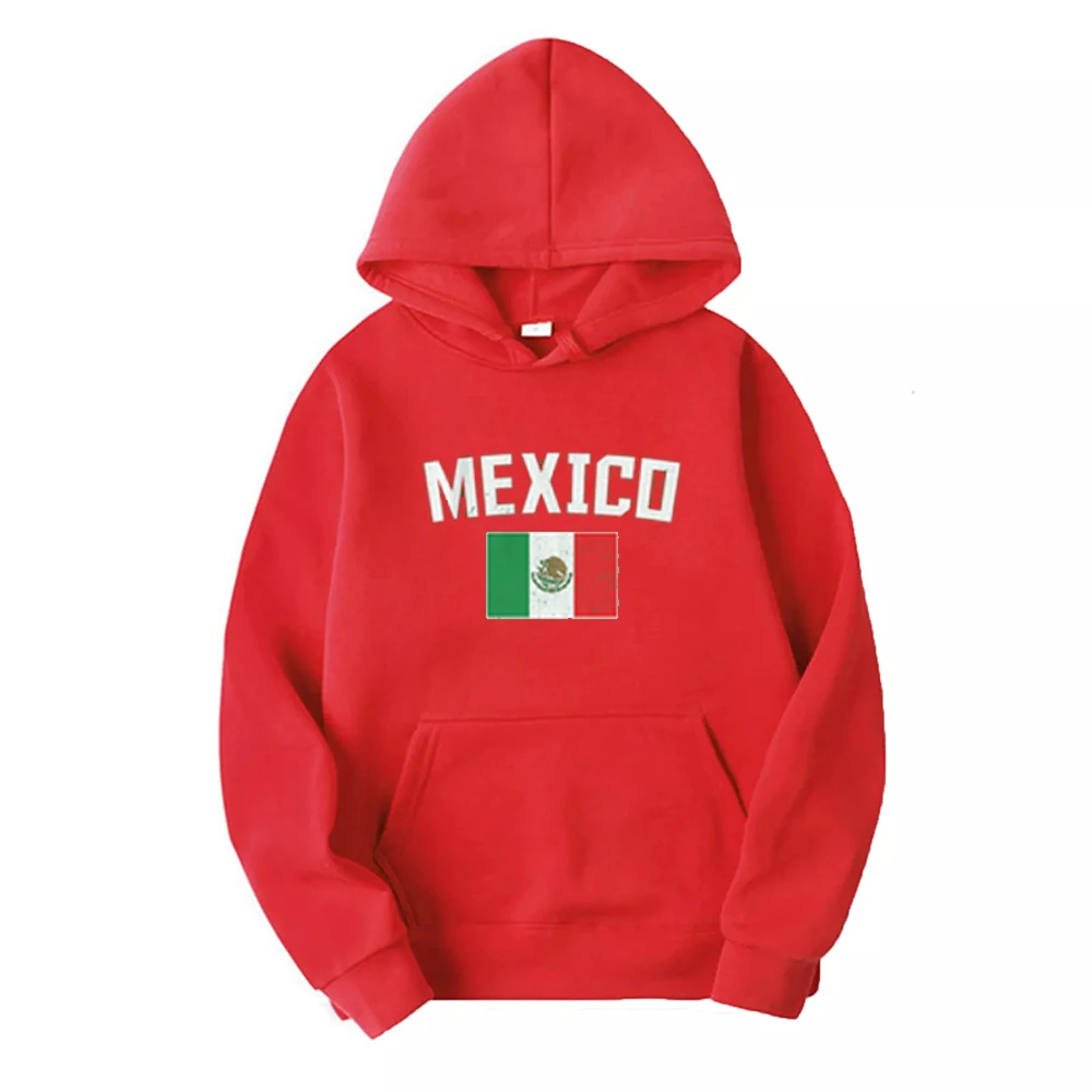 Threadrock Men's Mexico Flag T-shirt Mexican National Team  Patriot's Best Gift Man and Woman Gift Hoodie Pullover Hooded