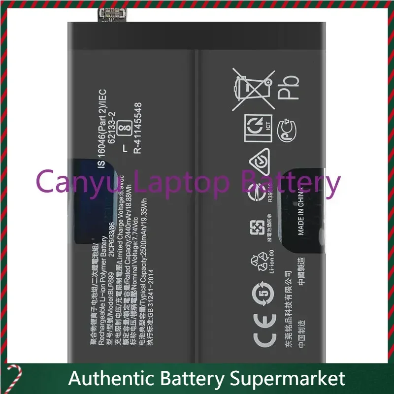 

High quality batteries for oneplus 10pro oneplus 10 pro 1+10pro BLP899 Battery