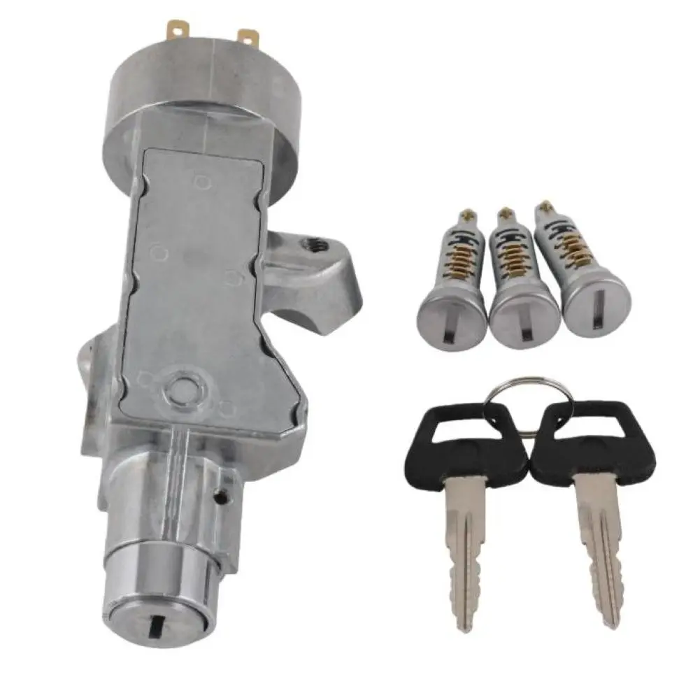 Door Lock & Key Set LR077438 LR052050 CWB000270MMM For Land Rover Defender 2002- Metal -Durable Direct Replacement