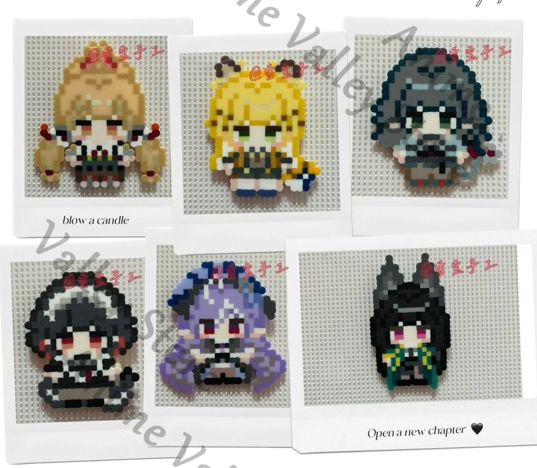 

Anime Zenless Zone Zero Jane Doe Alice Thymefield Hoshimi Vivian Cosplay Handmade Pendant Cartoon Keychain Refrigerator Magnet