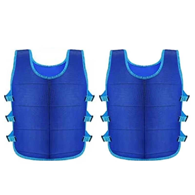 

2 Pcs Cooling Vest With 48 Pcs Ice Pack Adjustable Ice Vest for Men Women Hot Weather Working Running Fishing Cycling