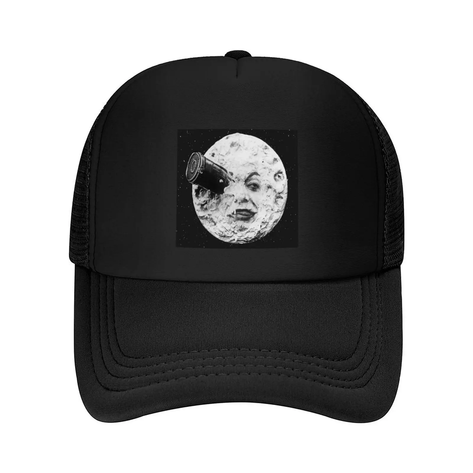 

Georges Melies Moon tribute Baseball Cap Hat Beach Wild Ball Hat Horse Hat hats on offer Female Men's