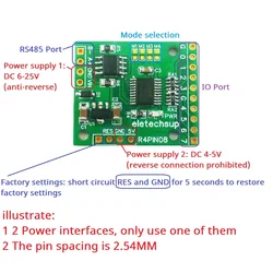 DC 5V 12V 24V 8DI/8DO/4DI-4DO/2DI-6DO/6DI-2DO RS485 Bus Core Board per Raspberry Pi Arduino ESP32 PLC controllo di rete