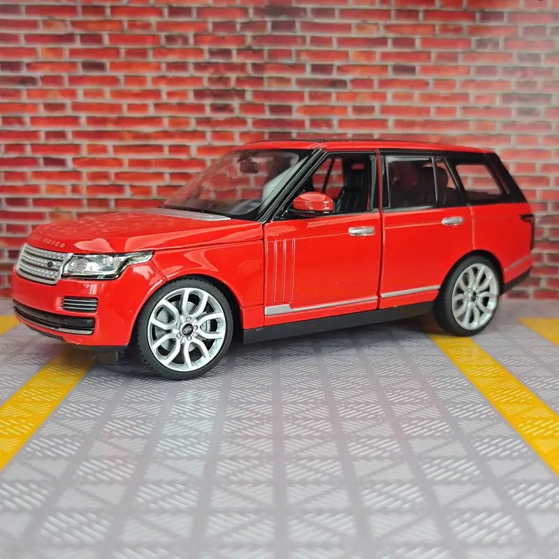Rastar 1:24 Range Rover Alloy Modellauto Statische Modeltüren können geöffnet werden, geeignet für Sammlung und als Geschenk gegeben werden