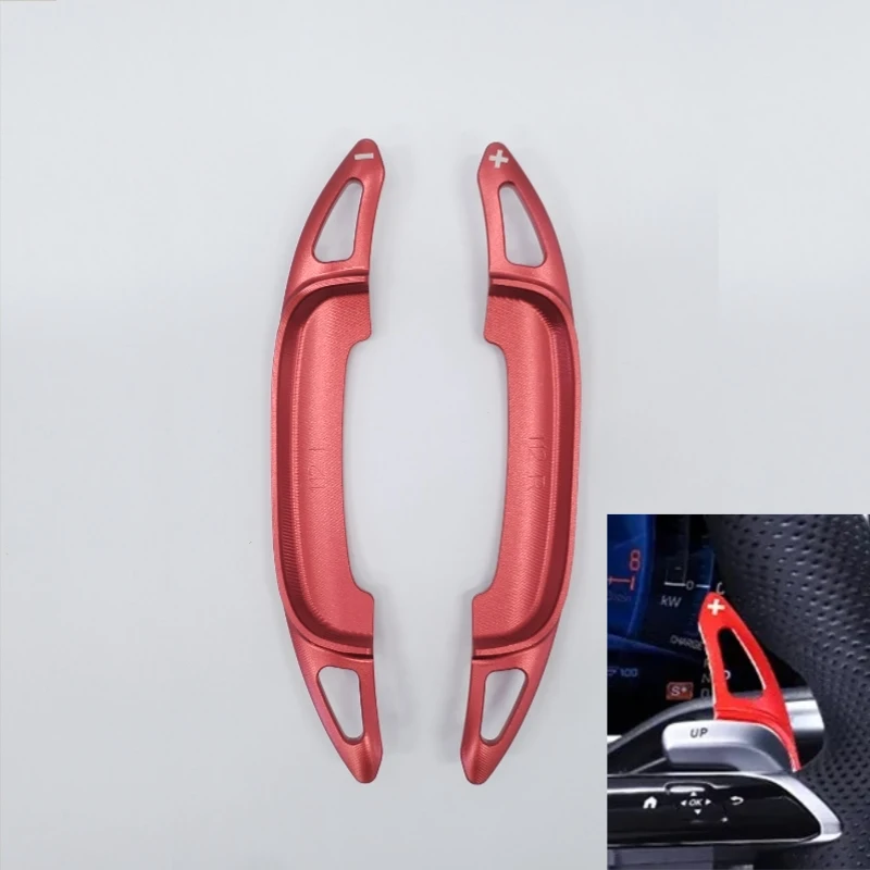 For Mercedes-Benz AMG A35 2024-2026 C43 63 E53 CLA 35 GLA35 GLB GLC GLE 53 63 EQE EQS GT  Alloy Car Steering Wheel Shift Paddle