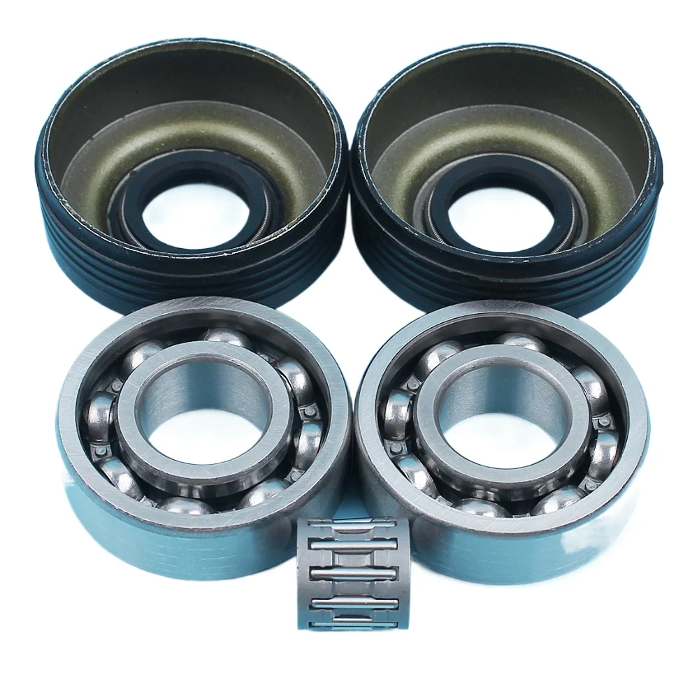 Crank Crankshaft Needle Bearing Oil Seal Set For Jonsered 2141 2145 2150 CS2141 CS2145 CS2150 Chainsaw OEM # 503932302