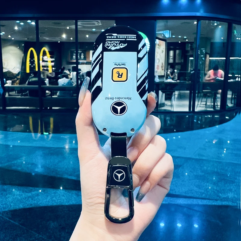 

Car Key Case Cover for Mercedes Benz 2022 C S Class W206 W223 S350 C260 C300 S400 S450 S500 TPU Shell Fob Holder Protector