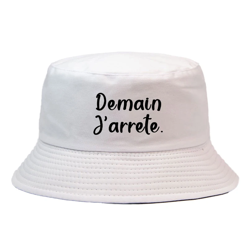 Chapeau Bob Reversível Demain Jarrête Estilo Apero Biere Whisky Esprit Détendu Mode Street Française 8 Coeurs Personalizado Atacado