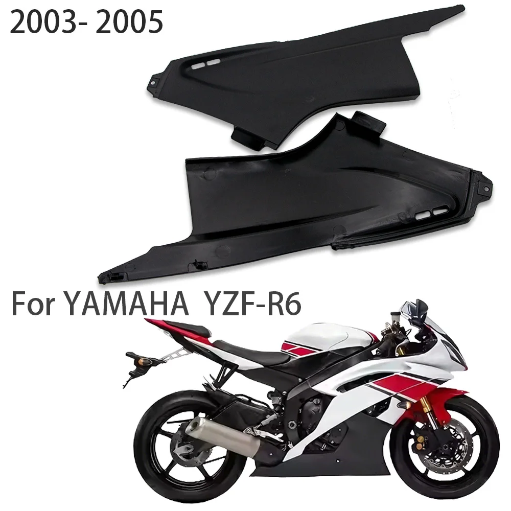 

Black Motorcycle Front Air Dust Cover Fairing Insert Accessories For Yamaha YZF R6 2003 2004 2005 Models