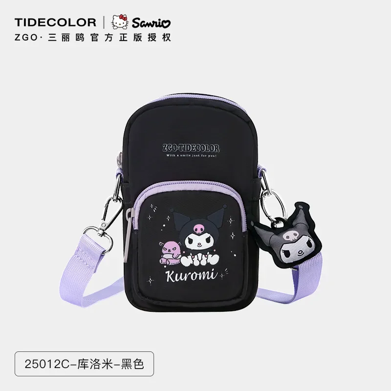 

Сумка через плечо Cinnamoroll Kuromi Hello Kitty, сумка для мобильного телефона для девочек, милый мини-пакет на одно плечо, легкий кошелек для монет