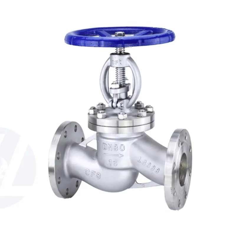 304 Stainless Steel Flange Globe Valve J41W16 National Standard High-temperature Steam Thermal Oil Plunger Type