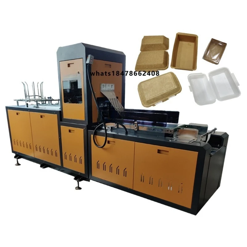 Sugarcane Bagasse Pulp Disposable Food Paper Lunch Box Machine