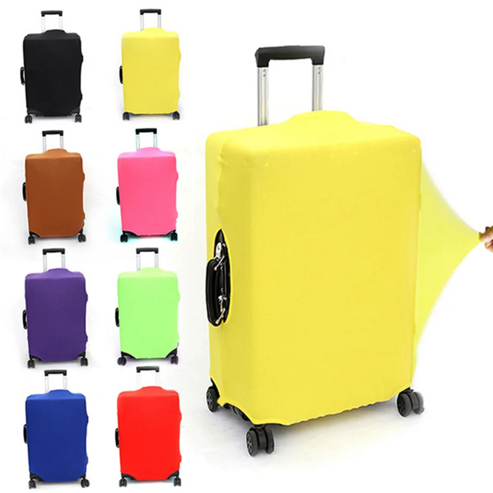 Luggage Covers Protector Travel Luggage Suitcase Protective Cover Stretch Dust Covers For Travel Accessories Luggage Supplies