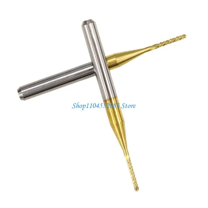 

Y6GD 3.175mm 1/8" Shank Corn End Mill Coated End Mill Engraving Milling Tool