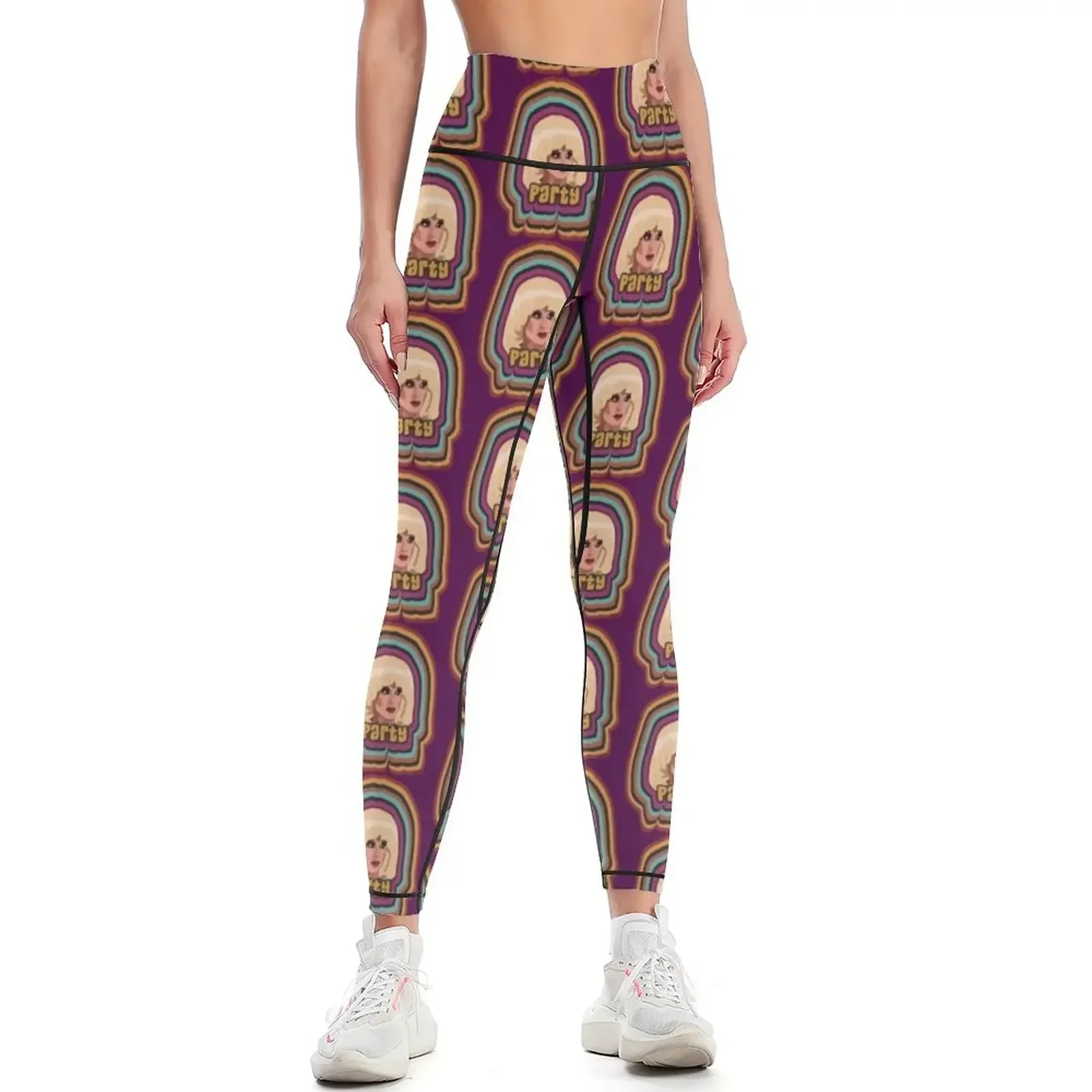 

Katya Zamolodchikova - Party Leggings Leginsy push up sports for gym Training pants Golf wear Womens Leggings