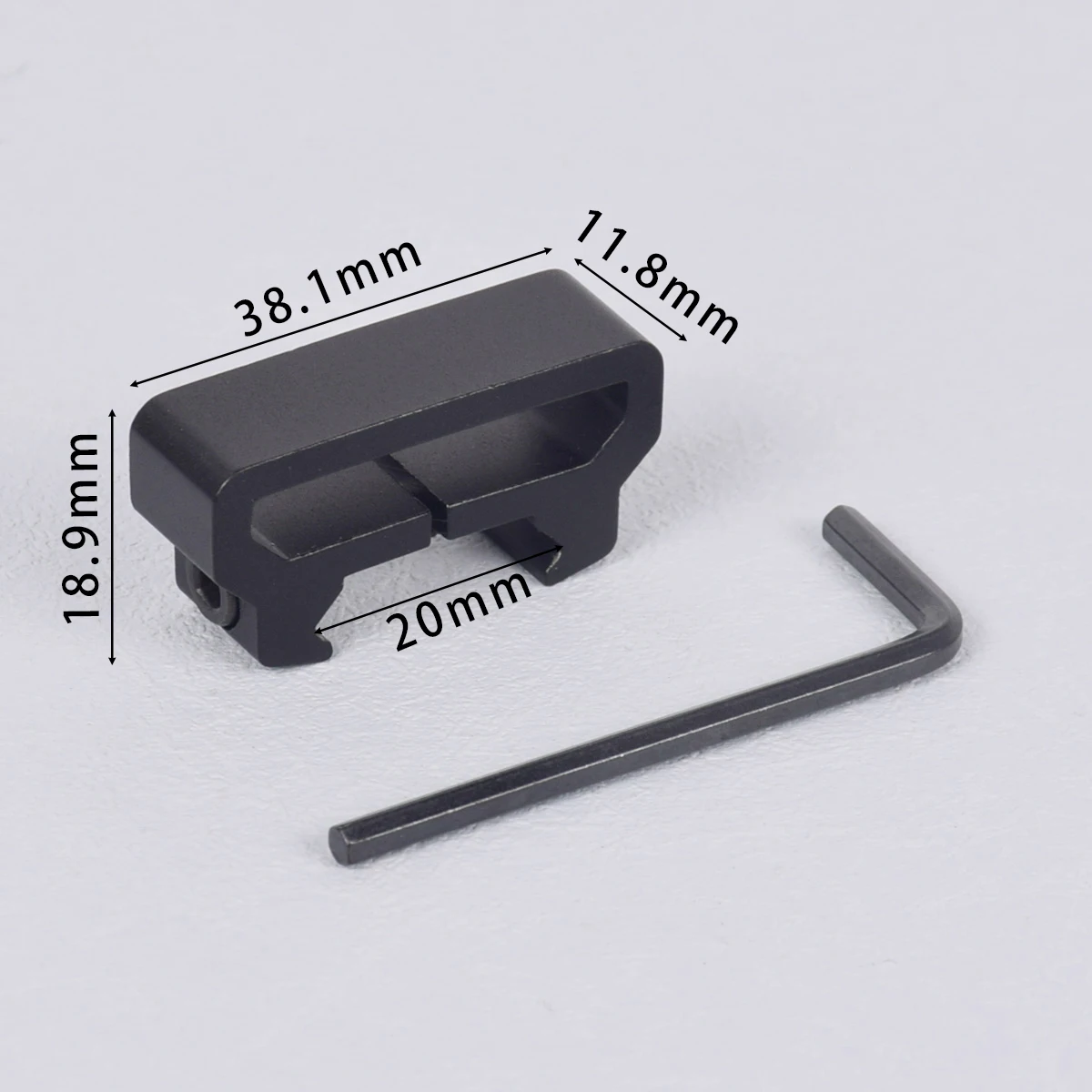 NONE RSA GBB Schnellverschluss QD-Schlaufenhalterung Mlok Zielfernrohrmontageadapter Picatinny-Schiene Schnellwechsel QD-Schlaufenaufnahmehaken 5