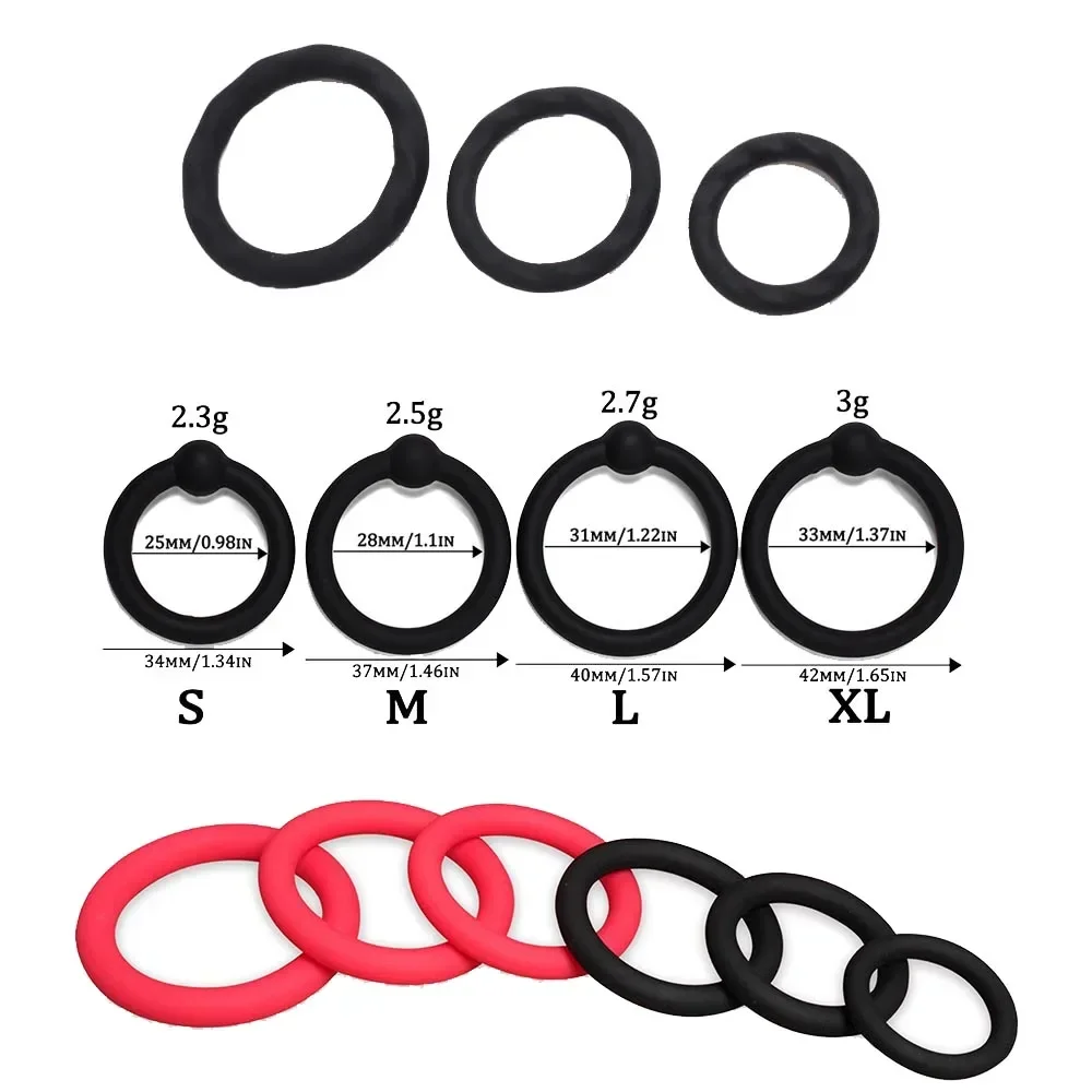 부드러운 실리콘 페니스 수탉 반지 지연 사정 공 음낭 들것 조정 가능한 정액 슬리브 반지 남성용 SM 속박 섹스 토이