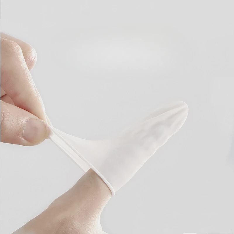 100/50/30Pcs Disposable Fingertips Protector Gloves Natural Rubber Non-slip Anti-static Latex Finger Cots Fingertip Durable Tool