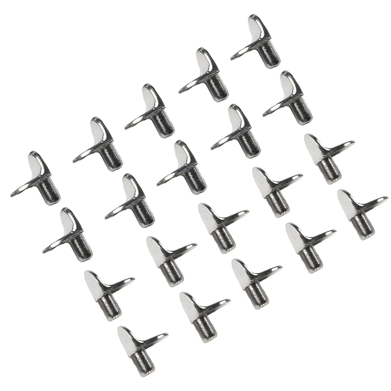 Optimize Storage and Keep Your Home Tidy with Rust Resistant Shelf Pins Smooth Silver Cabinet Plugs 20PCS L Shaped Studs