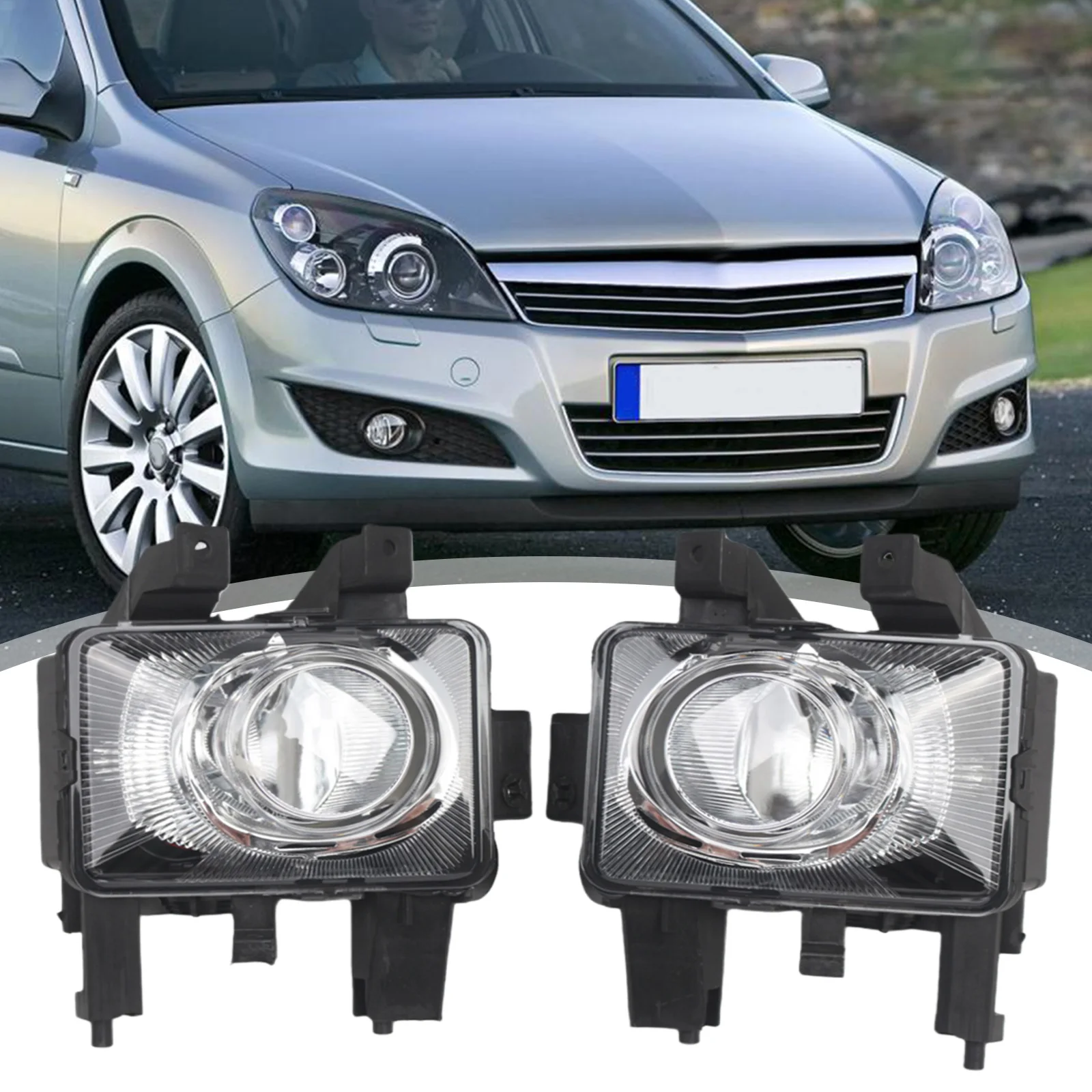 

Fog Driving Light Without Bulb Car Accessories Front Fog Light for Vauxhall Astra H 2004 2005 2006 2007 2008 2009
