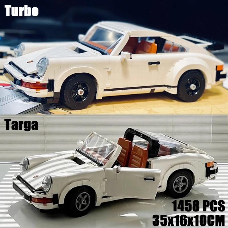 White Hypercar Super Racing Car  Model Racing Fit Technical Model Building Blocks Boys Girls Toys Birthday Gifts 1458PCS