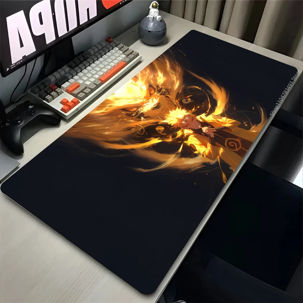 Naruto Uzumaki Mauspads, Anime-Mauspads, große PC-Gamer-Computer-Mauspads, Varmilo-Tastatur, Gaming-Zubehör, Schreibtischunterlage
