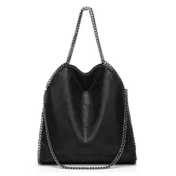 Large Crossbody Bags for Women Tote Bag for Women Womens Shoulder Bags Chain Purse Designer Handbags for Women(Black)