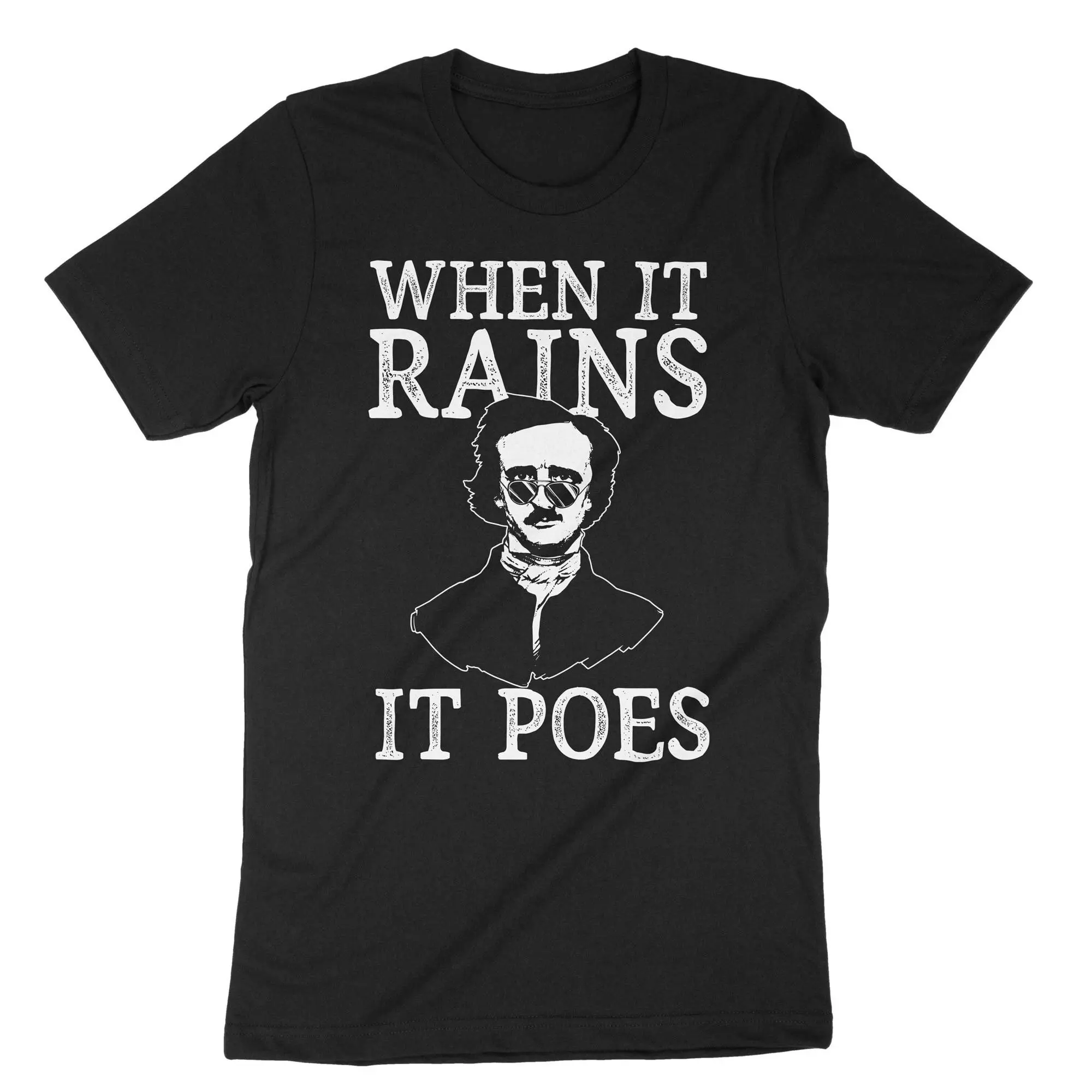 Camiseta de the Rains Poes, camisa divertida para amantes de la lectura, de Edgard, hit, Poe, Eddie