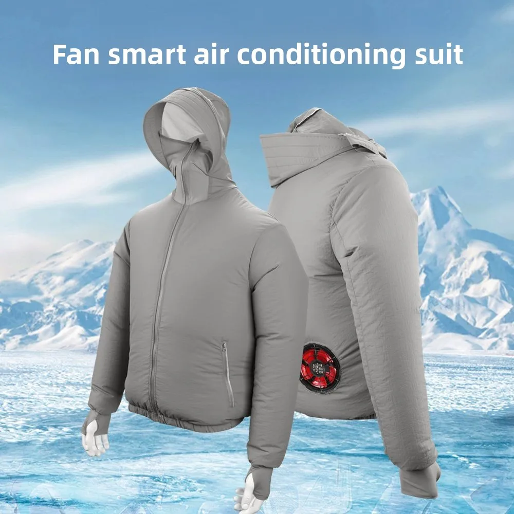 Summer refrigeration air conditioning clothing thin cooling heatstroke prevention fan clothing outdoor labor protection clothing
