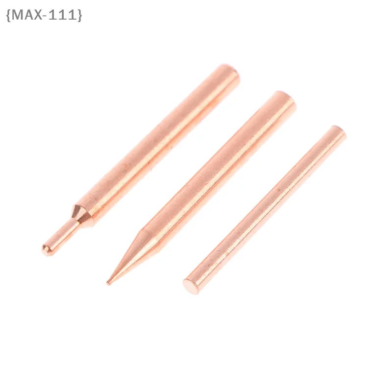 【F2-MAX111】5/10Pcs 18650 Spot Welder Electrode Heads - Purple Copper Welding Tips for Small Lithium Battery Handheld Pen