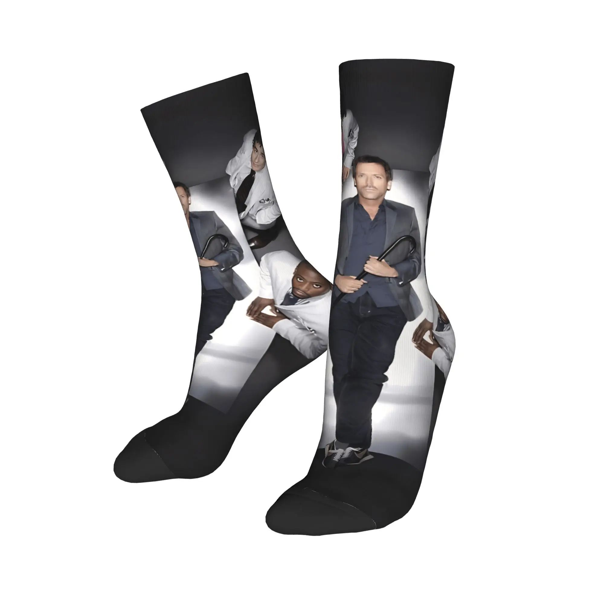 جوارب دكتور جريجوري هاوس، جوارب ترفيهية للجنسين، جوارب قابلة للتنفس للخريف، جرافيك مضاد للانزلاق