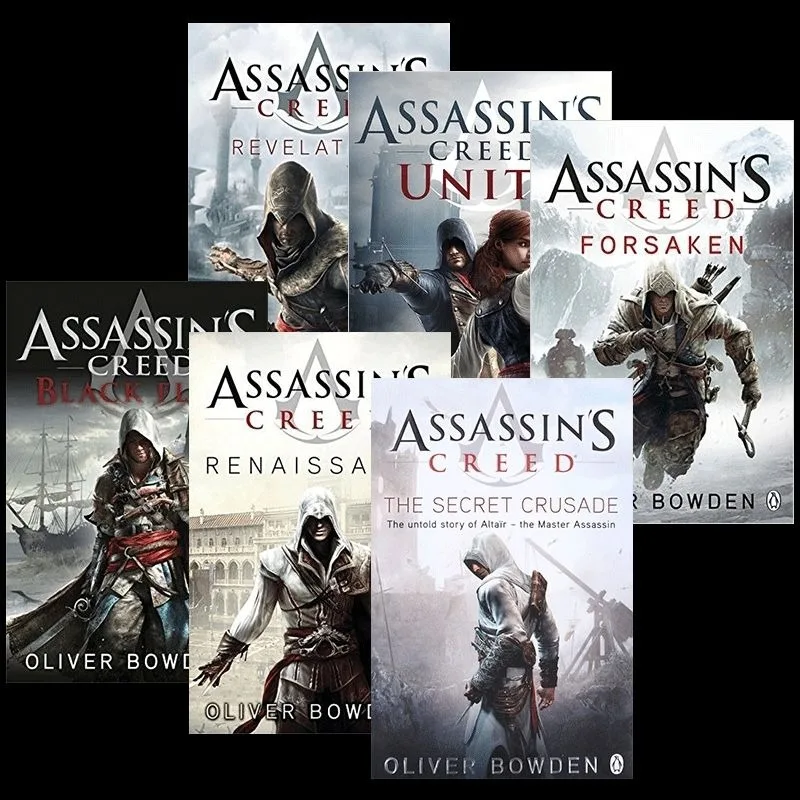 Assassin's Creed Original English science fiction adventure novel Assassin's Creed 6-volume set