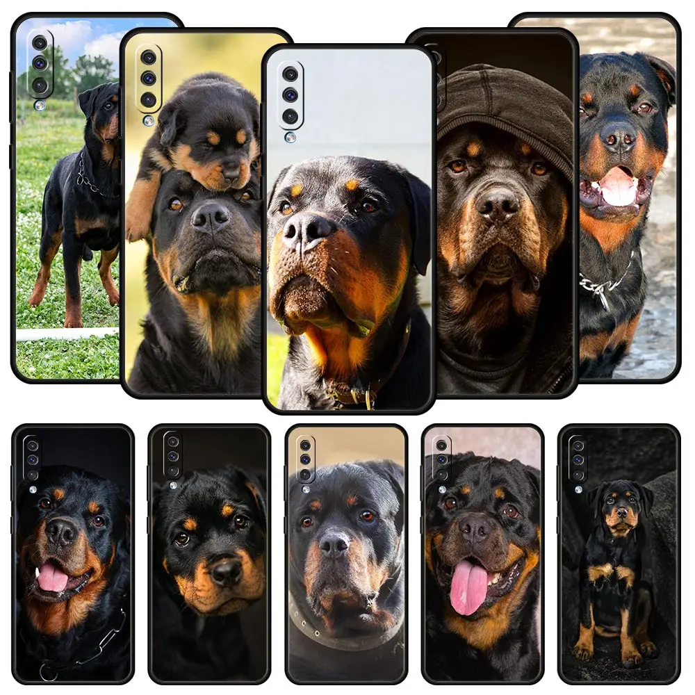 Rottweiler Dog Phone Case For Samsung Galaxy A12 A14 A32 A50 A70 A20E A20S A10S A22 A30 A40 A34 A54 A42 A52 5G A02S A04s Cover