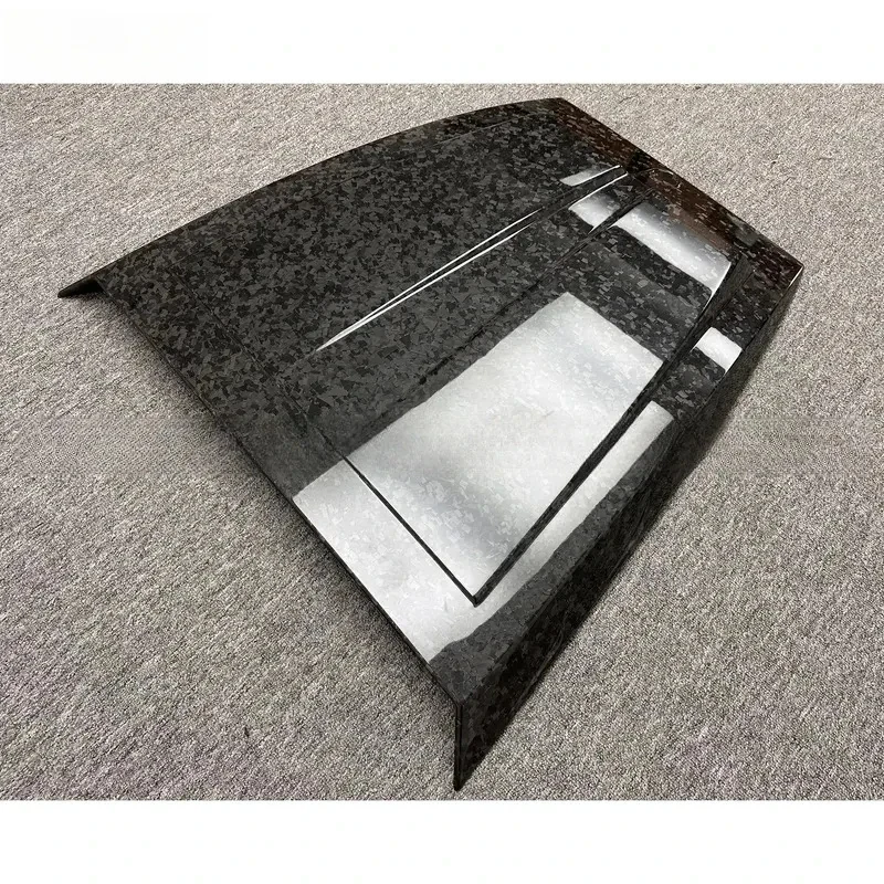 

Car Parts B Style Forged Carbon Fiber Hood Scoop Bonnet Cover for 2019-2024