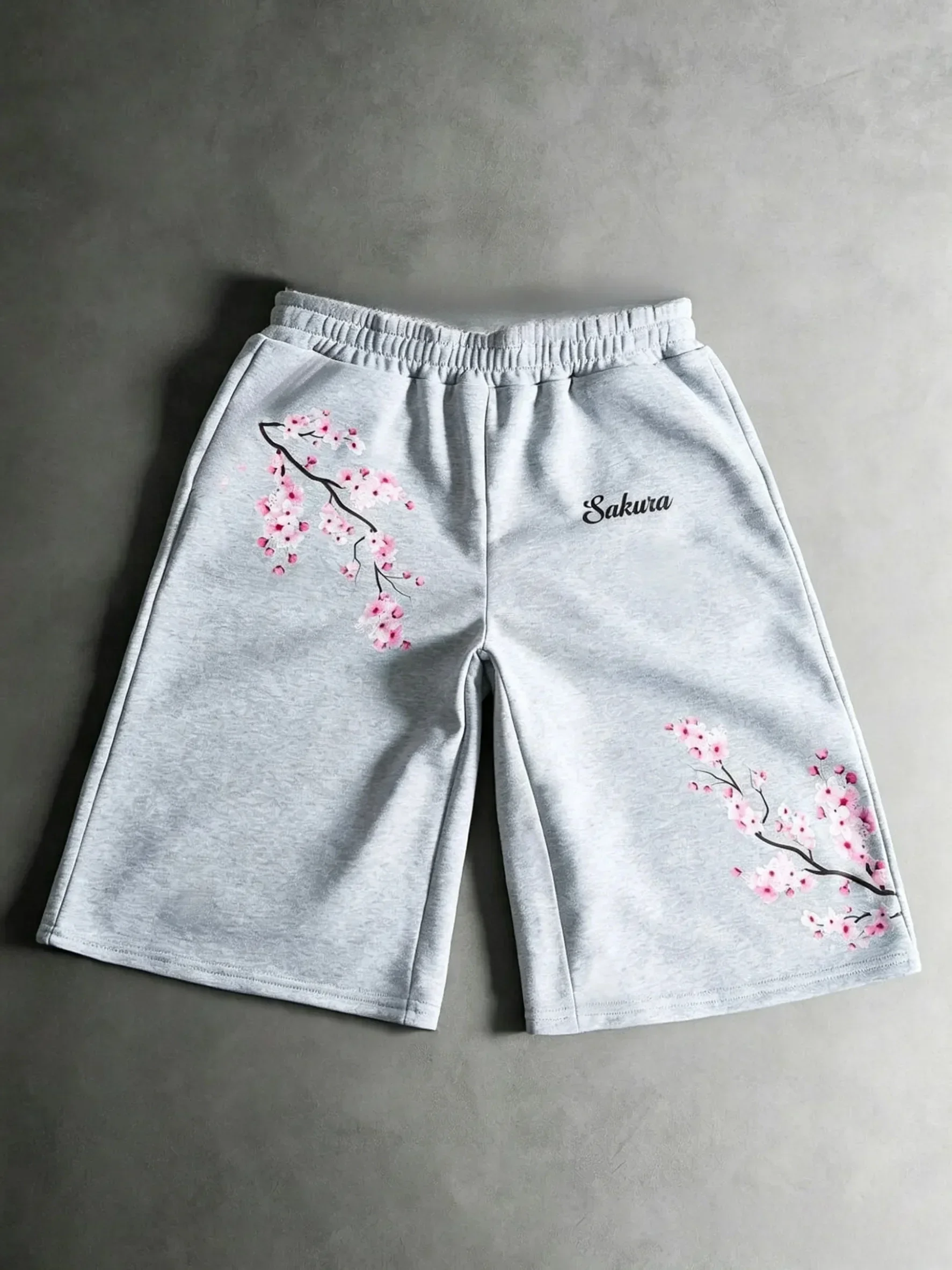 Herren-Shorts mit Karo- und Rosenmuster - Elastischer Bund, Casual-Sport-Outdoor-Shorts – Detail 2