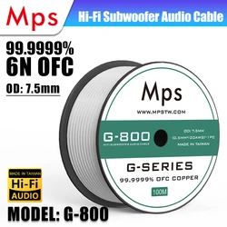 Tajwan Mps G-800 99.9999% Ofc miedź gorączka dźwięk moc głośnik wzmacniacz Subwoofer sygnał Audio kabel