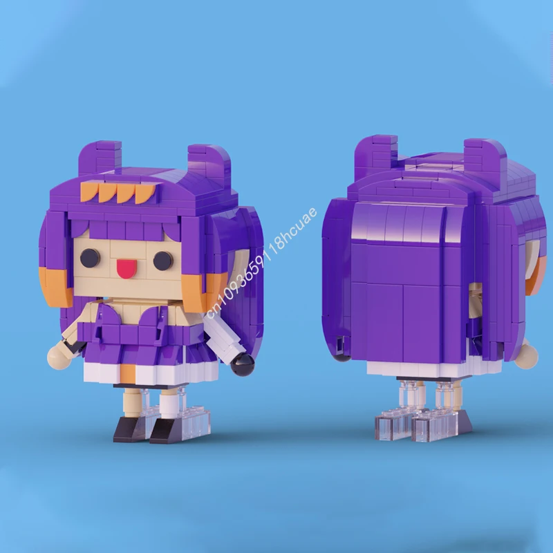 

380pcs MOC Smol Ina Building Blocks Christmas Gift DIY Display Ornament Perfect for Creative Decoration