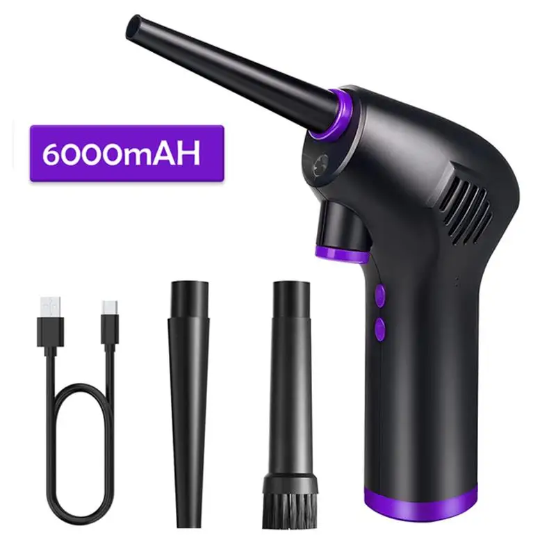 To USB Rechargeable Cordless Air Duster for Computer Cleaning Capacity Portable PC Laptop Car Clean Keyboard Air Conditioners